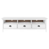 vidaXL Mueble de TV Hill madera maciza pino miel 158x40x47 cm, Mueble de Salon, Mueble TV, Mueble TV salon, Mesa de TV, Mueble tele - details 3