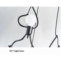 Lámpara Colgante LED Vintage De Hierro Pequeño Hombre Para Decoración De Hogar Dormitorio Infantil Mesa De Comedor Estilo Moderno E27 - details 14