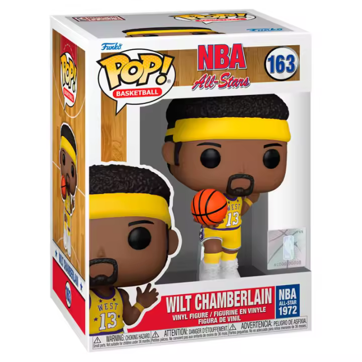 Figura Pop Nba All-Stars Wilt Chamberlain (1972)-Figura de Vinilo Coleccionable - Idea de Regalo- Mercancia Oficial - Juguetes para Niños y Adultos - Movies Fans - Muñeco para Coleccionistas y Exposición - 1