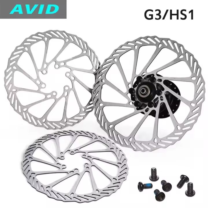 2PC MTB Freno De Disco Para Bicicleta AVID Rotor De Acero Inoxidable 6 Tornillos Disco De Freno De 160MM 180MM 203MM Para Bicicleta Shimano Parte De La Bicicleta - 1