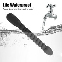 Vibrador Anal Doble Motor Con 10 Velocidades Juguetes Sexuales Para Hombres Y Mujeres Plugs De Anal Estimulador Prostate Massajeador De Silicona 20x2x2cm - details 1