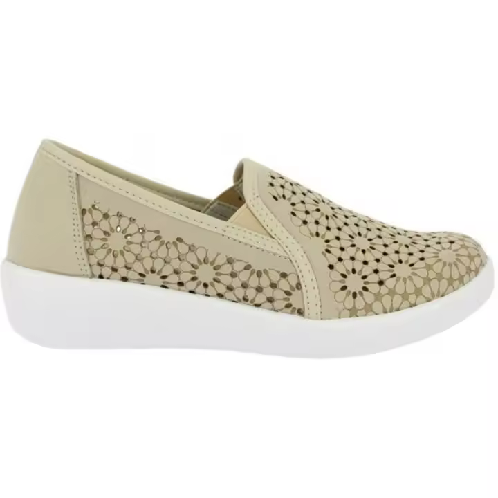 Mocasin confort Doctor cutillas para mujer 38465 color platino - 1