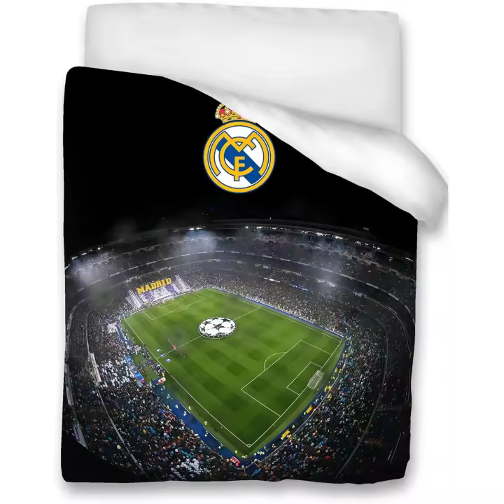 Colcha Bouti de Verano Real Madrid 180X260 cm Cama 90 Rm 1902 Dhestia Home - 1