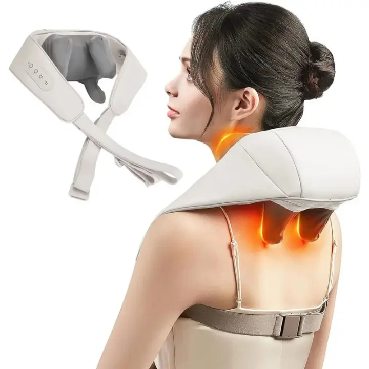 Masajeador 5D Para Cuerpo Inalámbrico: Dispositivo de Masaje Multifuncional con Tecnología Avanzada de 5D, Ajuste Personalizado, Calor Terapéutico y Diseño Portátil para Aliviar el Estrés Muscular y Mejorar el Bienestar - 1