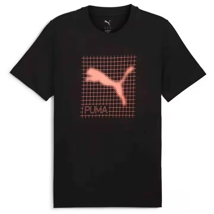 Camiseta de Manga Corta Puma  para hombre en color negro - 1