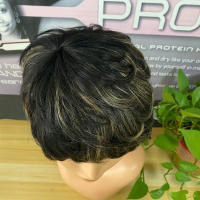 Pelucas De Cabello Humano Bob Corto Natural Color Brasileño Remy Peluca De Corte Pixie Para Mujeres Negras Misney - details 14