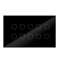 Interruptor De Pared Inteligente WIFI Shawader Panel De Vidrio Con Toque 4/5/6/8/10 Gang 147mm Compatible Con Alexa Google Home Tuya Smart Life - details 2