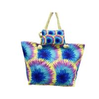MEJORADA Bolso de Playa Grande con Estampado Multicolor y Monedero - details 4