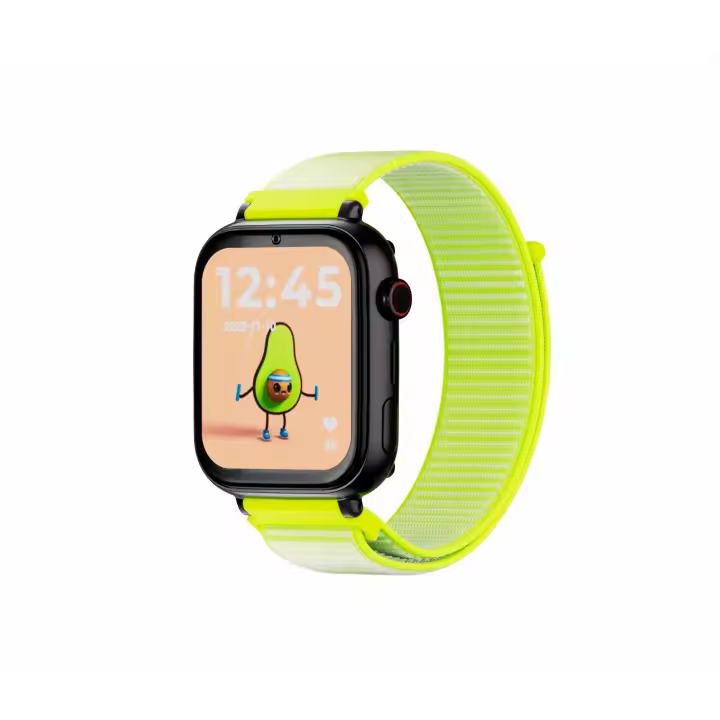 Reloj gps niño SaveFamily Relojes con GPS SaveWatch Plus 4G Reloj Inteligente niño Llamada Vídeo Face ID Correas Personalizables UltraSlim Fondos de Pantalla Musica Bluetooth App Amarillo Fluor Save Family relojes inteligentes smartwatch NO INCLUYE SIM - 1