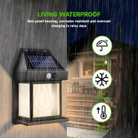 Luces Solares Para Exterior Con Sensor De Movimiento 3 Modos LED De Dusk to Dawn Luces De Valla Para Jardín Puerta Solar Modernas IP65 - details 2