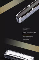 Kongsheng Harmonica 10 Agujeros 20 Canciones Organ De Bocarabio Blues Deluxe Para Principiantes Regalo Ideal Material De Latón Fosforado Y Resina - details 6