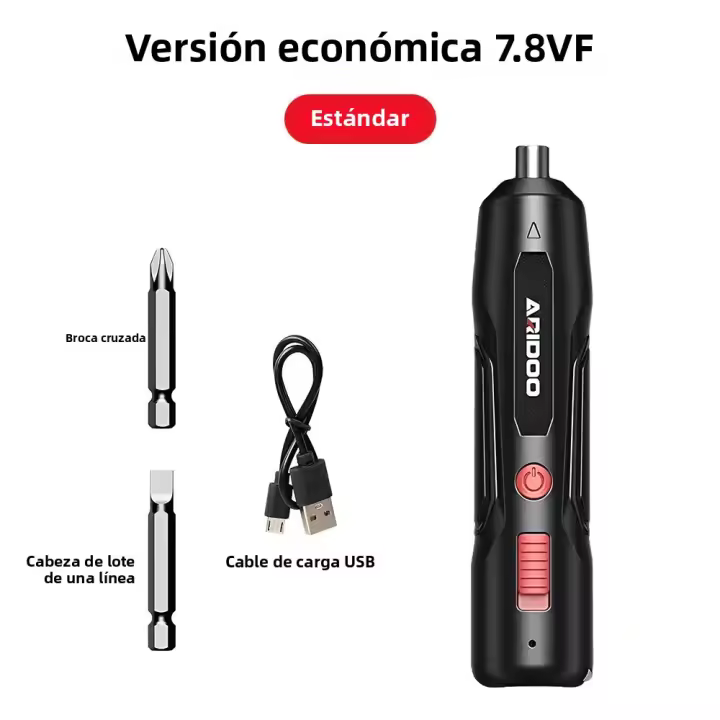 Destornillador Eléctrico Recargable 4.2V Set Multifuncional De Herramientas Eléctricas Para El Hogar Mini Taladro Eléctrico - 1