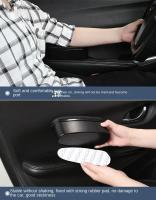 Soporte De Asiento Universal Con Reposabrazos Izquierdo Y Derecho Para Coche Caja De Almacenamiento En Puerta Interior Ajustable En Altura - details 6