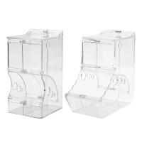 Dispensador De Alimentos Para Mascotas Pequeñas Como Hamsters Conejos Y Ardillas Plástico Transparente Alimentador Automático Para Hamsters Guineapicos - details 1