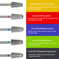 Cortador De Carburo Profesional Para Manicura Con Máquina Rotativa Y Broca Para Eliminar Acrílico Cabezal De Pulido De Uñas - details 1