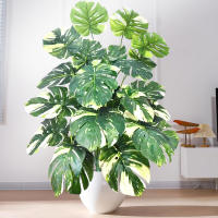 Artificial Monstera De 60-110cm Planta Falsa De Plástico Para Decoración De Casa Y Oficina En Maceta Ornamental Apta Para Festivales - details 6