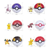 Figura De Acción Pokemon Bola Elf Pokémon Con Pikachu Charizard Blastoise Mewtwo Variante De Pokeball Juguete De Modelado Regalo Para Niños Y Adultos - details 6