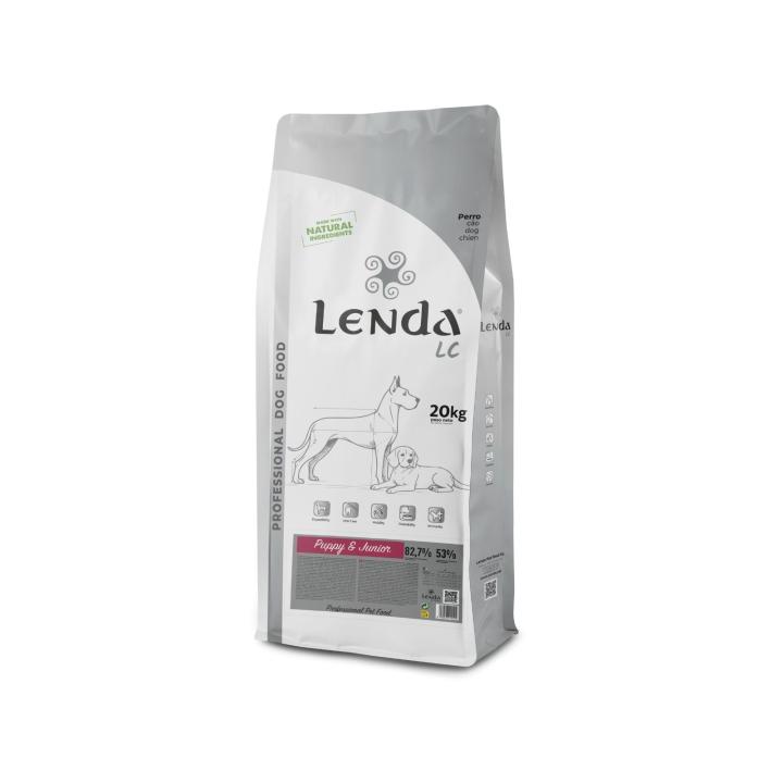 Lenda LC Puppy & Junior 20 kg - Alimento Natural para Perros Cachorros - Comida Completa y Equilibrada para Perros Bebés