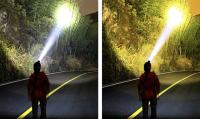 Linterna Frontal LED Recargable USB De Alta Potencia Con Sensor XHP300 Para Pesca Y Caza Luz De Mano Con Ajuste De Ángulo De 90° IPX6 Impermeable - details 1