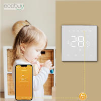 Termostato De Calentamiento Wifi Tuya Para Suelo Calentado Digital Regulador De Temperatura Alexa Google Home 220V 16A Color Blanco Y Negro - details 7
