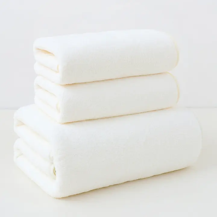 Juego de Toallas de baño, Toalla de Terciopelo, Coral, Absorbent, para Deportes, Yoga, SPA, Fitness - 1