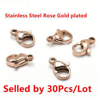 30-50Pcs Abrazaderas De Langosta De Acero Inoxidable 304 Para Pulseras Collares Cadenas Joyería DIY Tamaños 9-15mm Herramientas De Fabricación De Joyas - details 15
