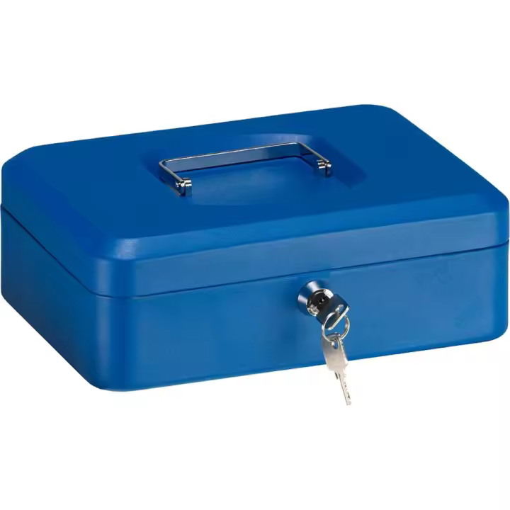Arregui Caja Caudal Llave + Band.250x115x90 Azul - Seguridad y Protección - 1