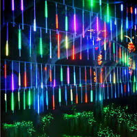 Luces De Invierno LED Para Exteriores Estallido De Meteoros Con Caída De Hielo Decoración Navideña Luz Cascada De Copos De Nieve Para El Hogar - details 1