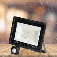 Lámpara De Inundación LED Con Sensor De Movimiento PIR Luz Blanca IP66 Impermeable Para Exterior Iluminación De Jardín 10W 20W 30W 50W 100W - details 0