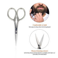 Cepillo De Barba Para Hombres Con Cerdas De Cerdo Natural Y Madera Cepillo De Afeitar Y Peine Para Bigote Set De Limpieza Incluye Bolsa De Regalo - details 2