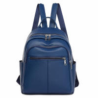 Mochila de viaje urbana sencilla de PU para mujer - details 2