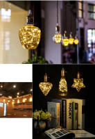 Lámpara De Noche 3D E27 110V 220V Con Efecto De Estrellas Y Fuegos Artificiales Bombilla De Decoración Para Mesa Habitación Luz Luminaria G80 G125 - details 15