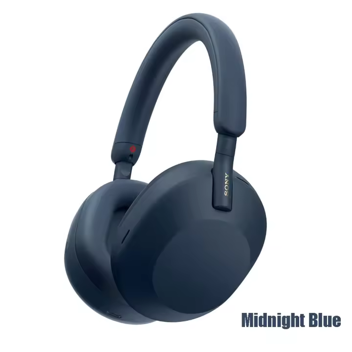 Sony WH-1000XM5 Wireless Noise-Canceling Headphones - 30 Hour Battery Life, Integrated Processor V1, Soft Fit Leather Ear Pads - 1