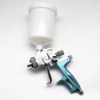 Pistola De Pulverización Aireada Nueva 1.3mm Con Kit De Boquilla 1.8mm Para Pintura De Coches Herramienta De Pintura Comercial HVLP 4000B - details 4
