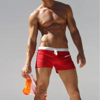 Pantalones De Baño Para Hombre Con Bolsillo Cremallera Y Secado Rápido Transpirables Traje De Baño Corto De Natación De Verano Con Encaje Interior - details 8