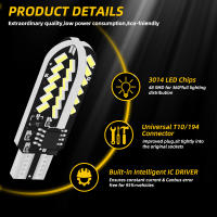 2PCS T10 W5W LED Lámparas De Señalización Universal Canbus Car Parking Lights Lámparas De Advertencia De Alineación 12V - details 2