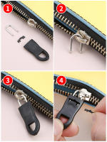 8/10pcs Cabezal De Cremallera Reemplazable Sin Herramientas Arrastre De Cremallera Para Maleta Escuela Bolsa Ajuste De Correa Etiqueta Ropa ZipFixerRompevientos - details 4