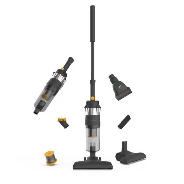 Newlux Aspirador Escoba InfinityPower V900 Petfriend  con Cable Vertical y de Mano, 800W, 2L, 16.5 Kpa y F.HEPA 5m de Acción (Accesorio Mascotas) - 1