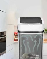 Bandeja Inteligente De 15L Con Sensor Automático Cubierta Impermeable Reciclaje Para Cocina Baño Hogar Contenedor De Basura Ecológico Rectangular - details 7