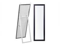 MIRAMAX-Espejo de Pie Cuerpo Entero Espejo de Pared Rectangular con 2 Formas de Uso Moderno para Pasillo Dormitorio Sala de Estar 30X120CM Negro Y Madera. - details 3