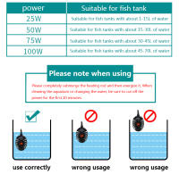 Pequeño Aquecimento De Acuario LED Con Pantalla Digital Nivel De Agua Bajo Para Tanque De Tortuga Automático Temperatura 17-34 Grados - details 13