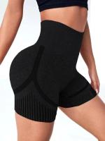 Shorts De Yoga Para Mujer Cintura Alta Fitness Running Pantalones De Gimnasio Levantamiento De Glúteos Sportswear Yoga Push up Shorts De Entrenamiento - details 5