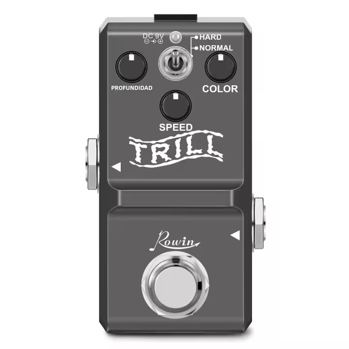 Pedal De Efectos Tremolo Rowin Nano Trill Pedal Super Mini Para Guitarra Effector Trelicopter Musical Para Pedalboard Instrumento Musical - 1
