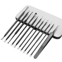 Kit De 11 Piezas De Acero Inoxidable Para Extracción De Espinillas Y Comedones Herramienta De Eliminación De Acné Con Estuche - details 3