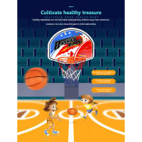 Mini Hoop De Baloncesto Para Interiores Para Niños Y Niñas Tablero De Apoyo Para Puertas Y Habitaciones Con Bola Juguetes Deportivos Para Fanáticos Del Baloncesto - details 5