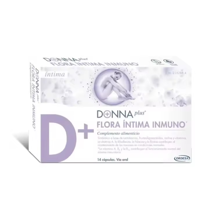 Donna plus flora íntima inmuno 14 cápsulas ORDESA - 1