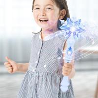 Varita Mágica De Nieve Brilla Varita De Luz Para Fiestas Y Cosplay Accesorio De Celebración Luz Intermitente De Juguete - details 4