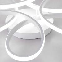 Lámpara De Techo LED Moderna En Forma De Flor Tres Colores Super Brillante Para Pasillo Y Escalera Luz De Pared Montaje Plano 12W Aluminio Para Sala De Estar Dormitorio Vestíbulo Estudio - details 7
