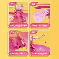 Muñeca Voladora Divertida Y Mágica Mini Dron De Princesa Fairy Control Remoto Con Rotación Y Baile Por Gestos Juguetes Luminosos Para Adolescentes - details 12