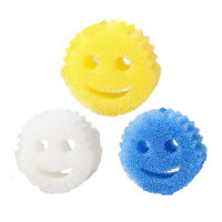 Esponja De Cocina Sonriente Para Lavar Platos Fuerte Esponja De Limpieza Para Cocina Y Baño Absorción De Aceite Y Grasa Durable Y Fácil De Limpiar Color Atractivo - details 4